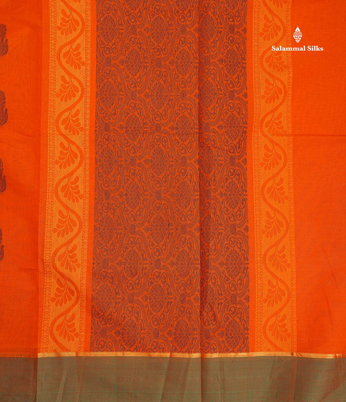 Pure Cotton Saree - Dual Tone Pink Colour Body Thread Work Butta With Pink Plain Border
