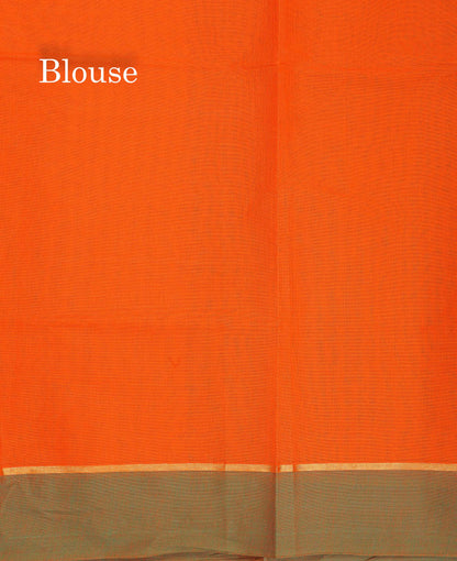 Pure Cotton Saree - Dual Tone Pink Colour Body Thread Work Butta With Pink Plain Border