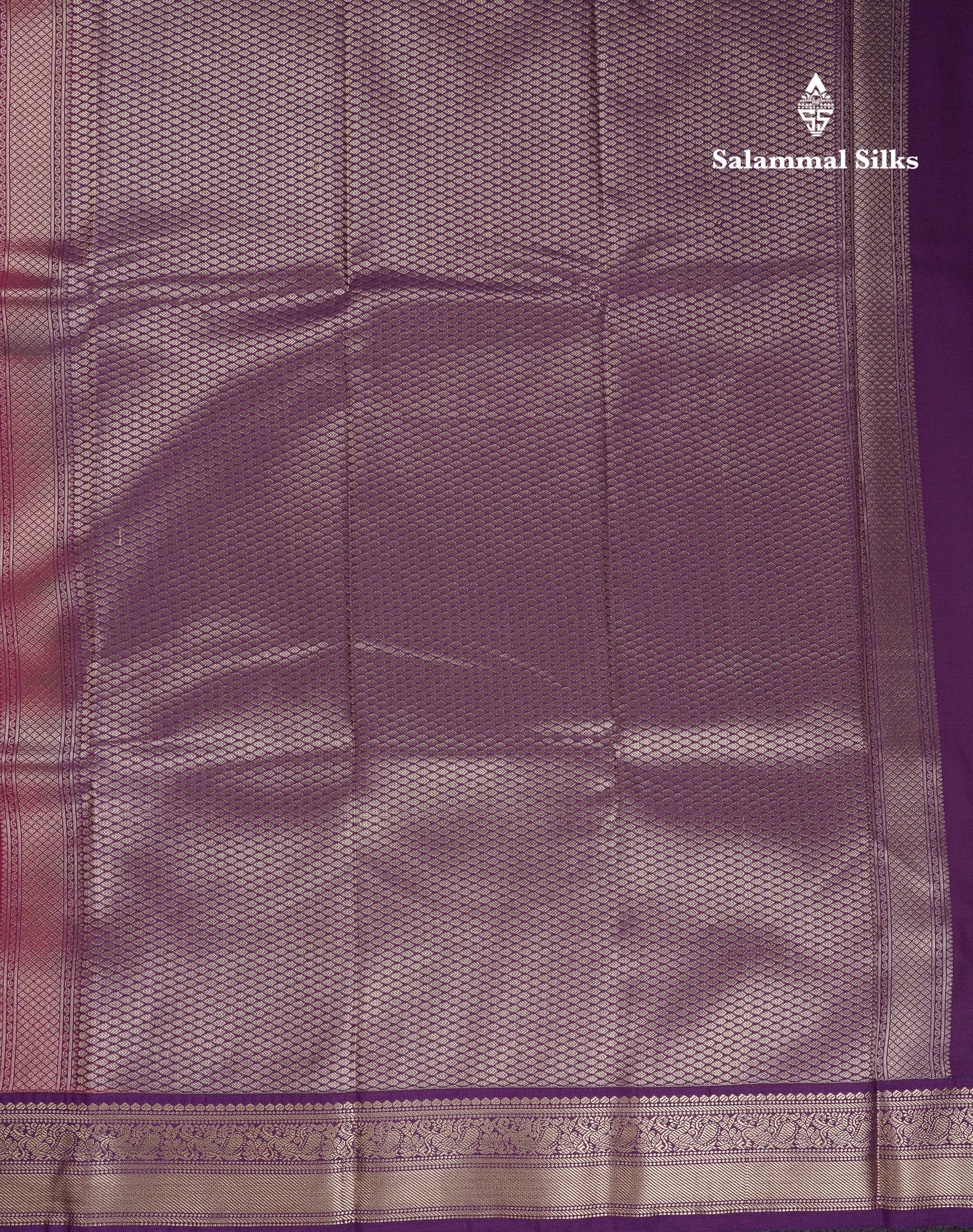 Beautiful Rexona Semi Silk Saree With Contrast Dark Purple Traditional Medium Border