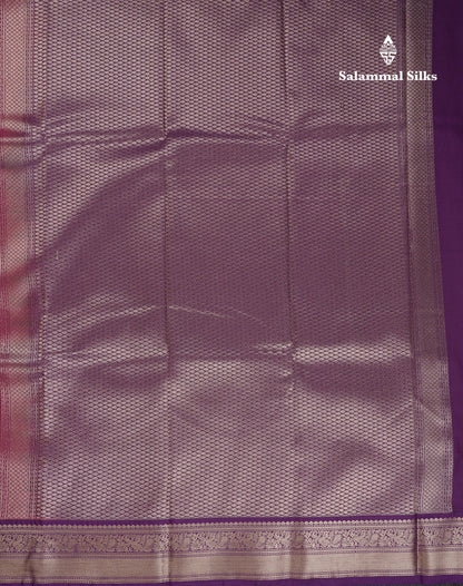 Beautiful Rexona Semi Silk Saree With Contrast Dark Purple Traditional Medium Border
