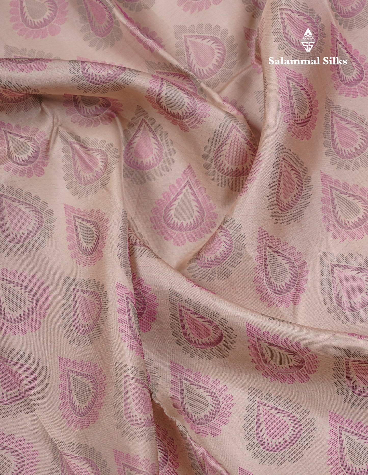 Beautiful Half White Pure Kanjivaram Silk Saree With Contrast Rani Pink Blouse