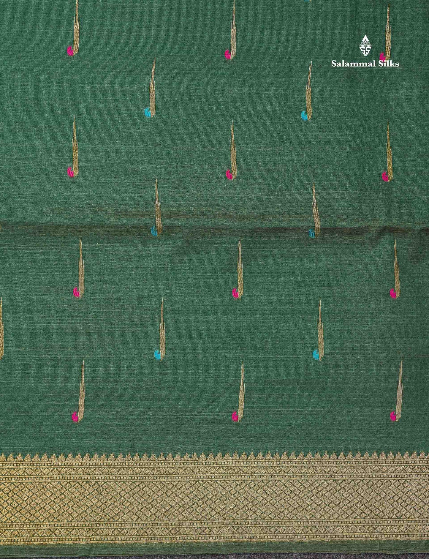 Beautiful Magenta Menakari Work With Zari Butta Konkan Semi Silk Saree With Traditional Border