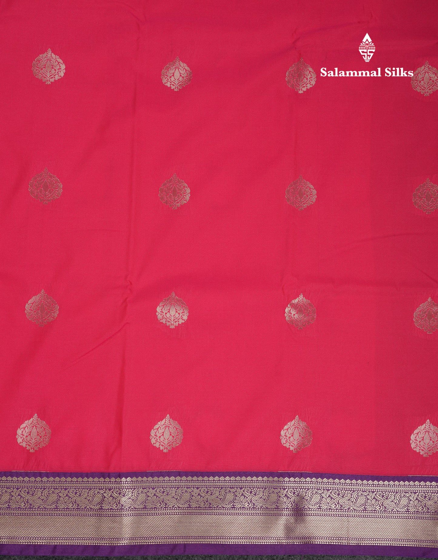 Beautiful Rexona Semi Silk Saree With Contrast Dark Purple Traditional Medium Border