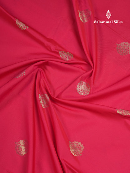 Beautiful Rexona Semi Silk Saree With Contrast Dark Purple Traditional Medium Border