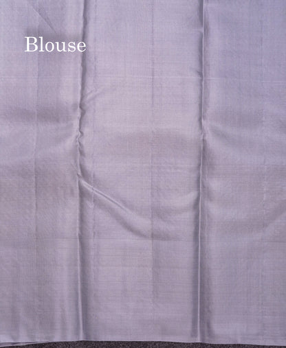 Beautiful Elaichi Green Bridal Pure Silk Saree With Contrast Grey Fancy Border