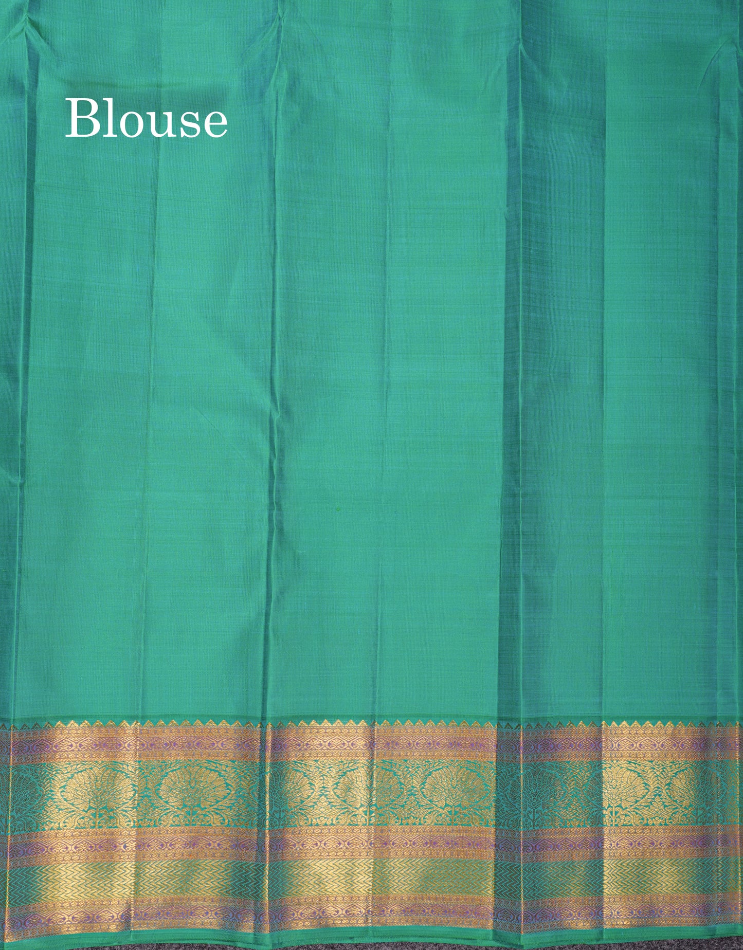 Korvai Yellow Pure Kanjivaram Silk Saree With Contrast Rexona Green Evening Morning Border