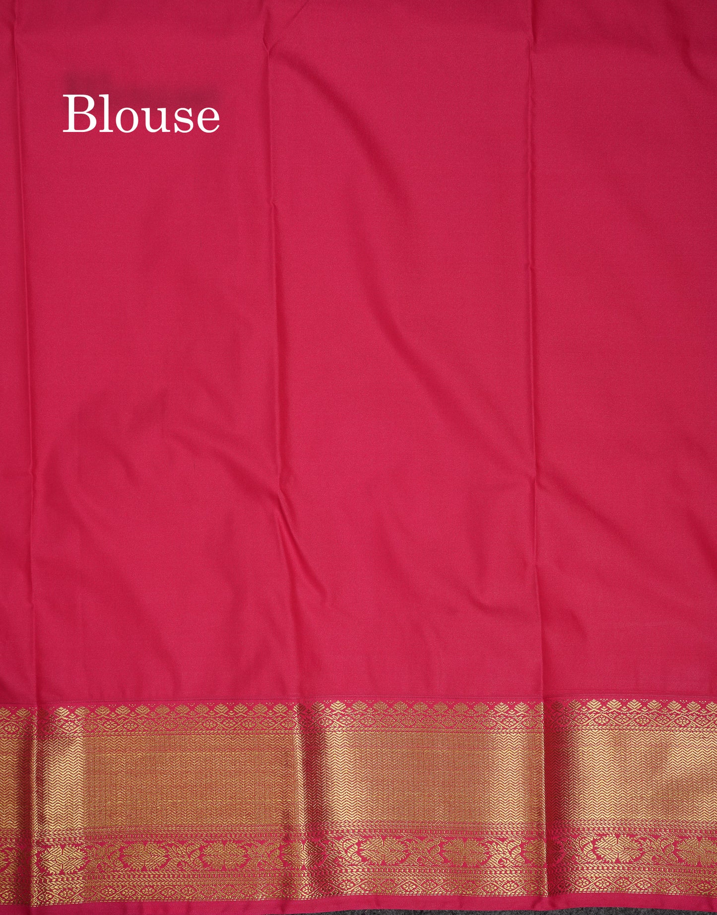 Beautiful Orange Semi Silk Saree With Contrast Pink Traditional Border