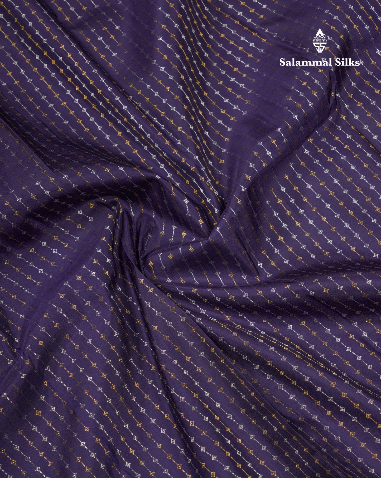 Navy Blue Pure Kanjivaram Silk Saree With Contrast Magenta Traditional Evening Morning Border