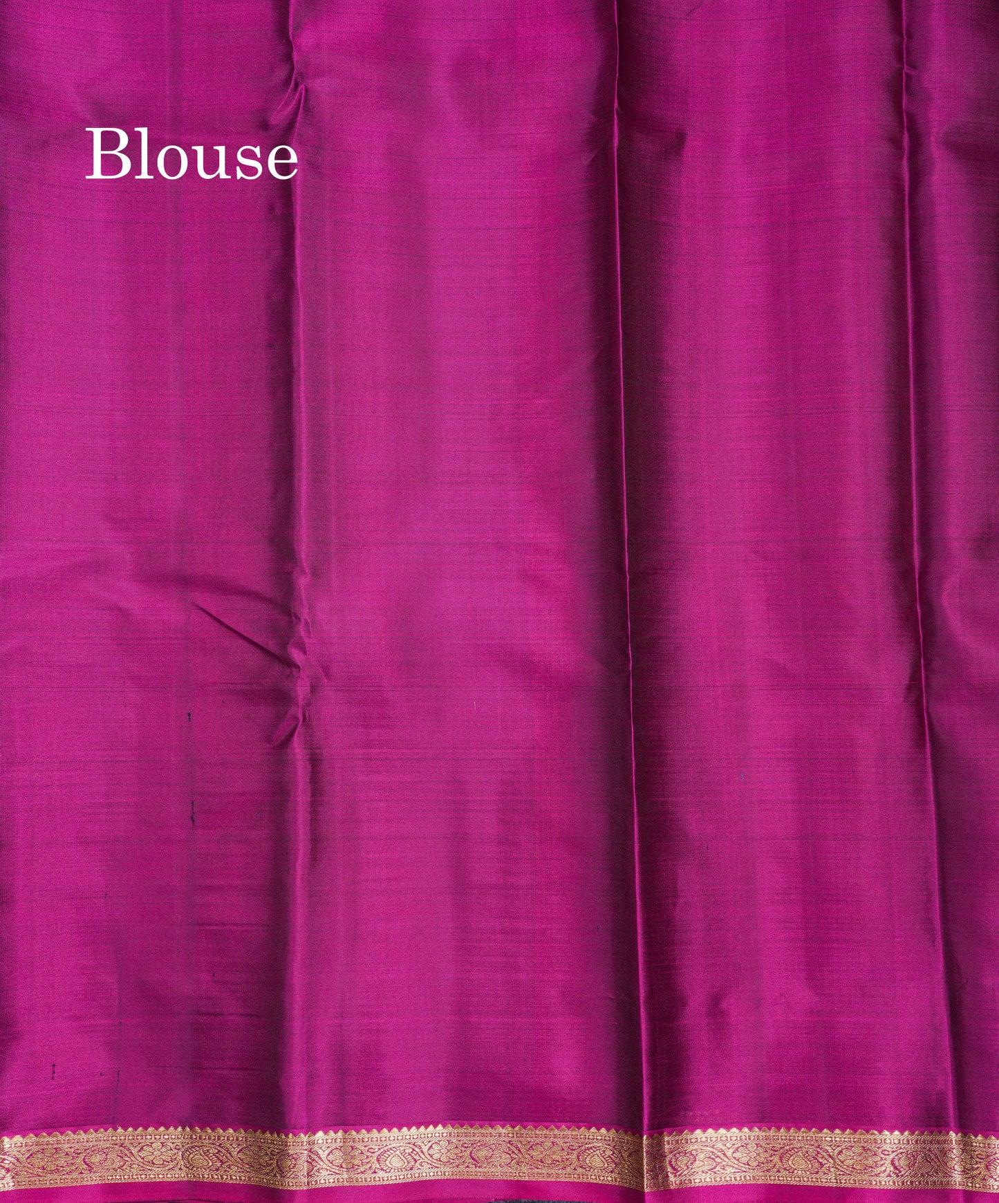 Beautiful Dual Tone Manthulir Green Pure Kanjivaram Silk Saree With Contrast Rani Pink Traditional Small Border