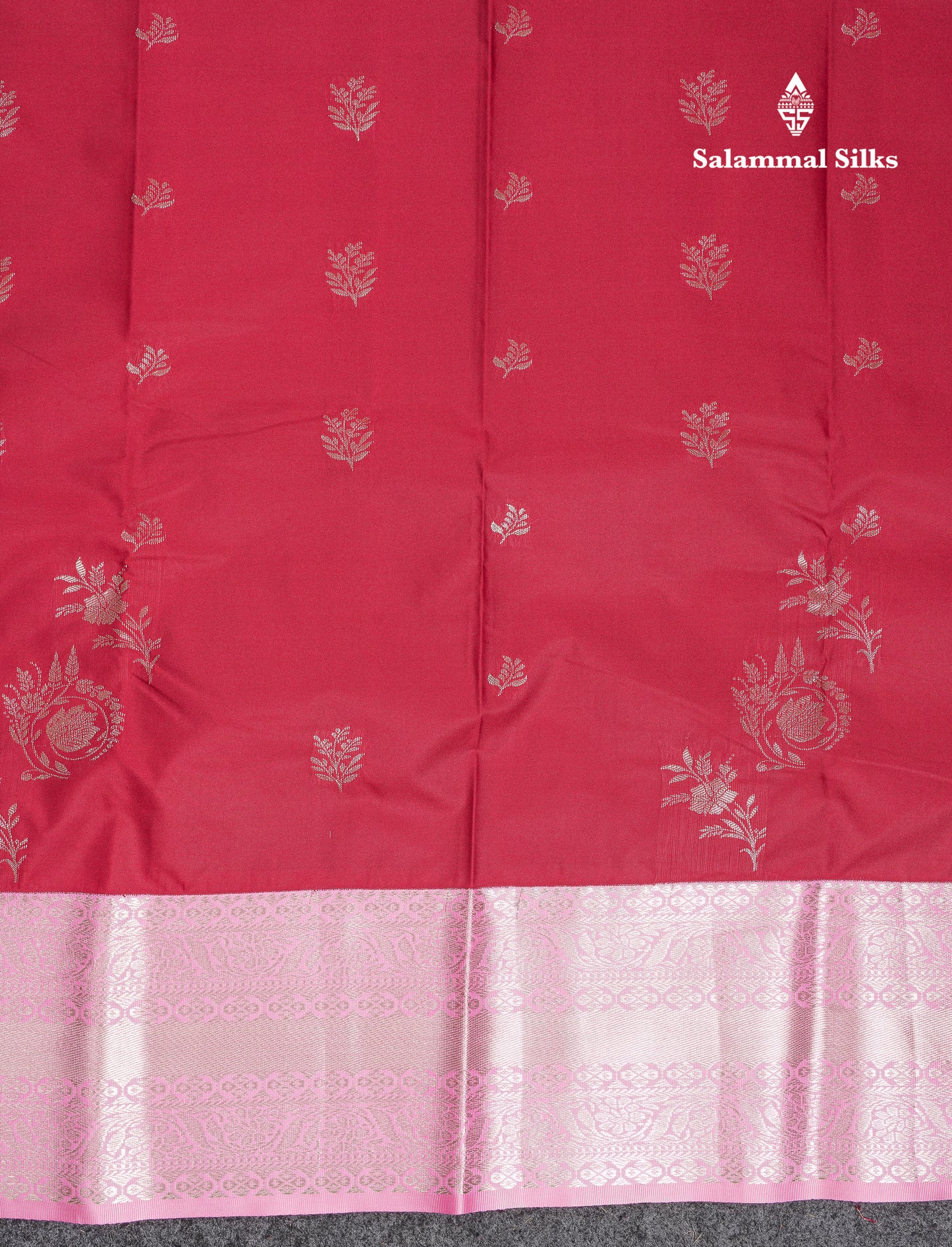 Beautiful Dual Tone Bottle Green Semi Silk Saree With Contrast Baby Pink Traditional Border