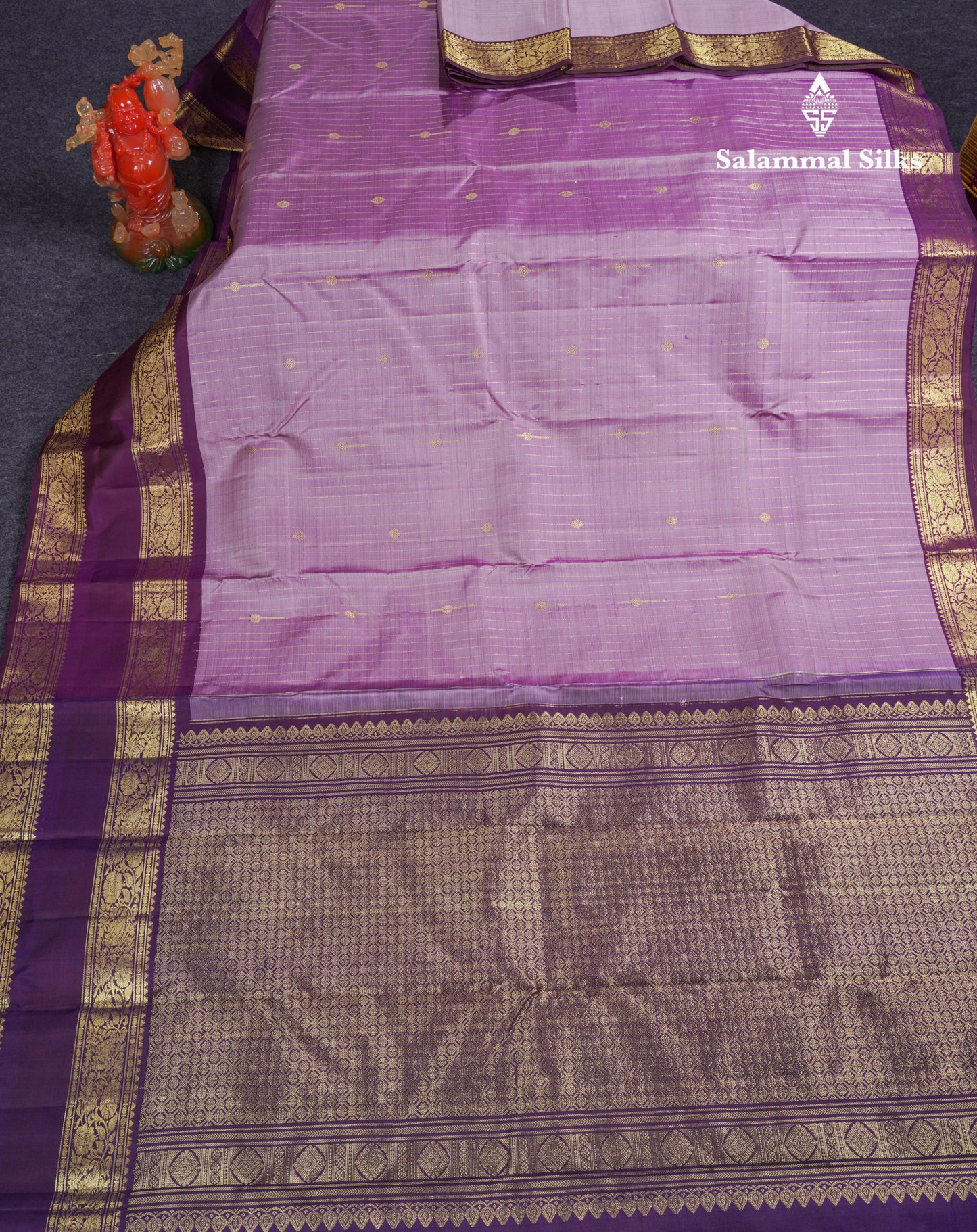 Beautiful Teal Green Pure Kanjivaram Silk Saree With Contrast Dark Brown Traditional Gap Evening Morning Border