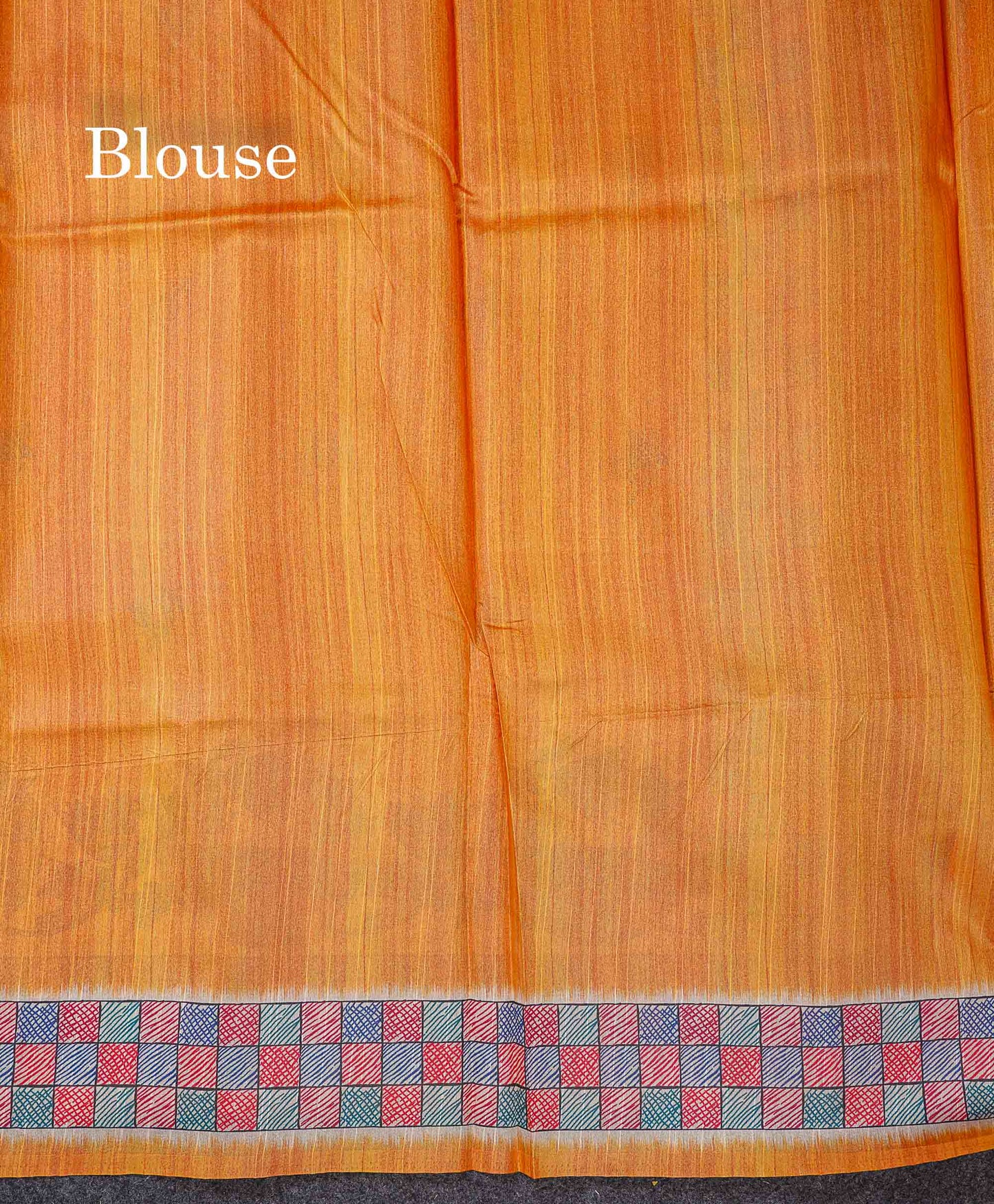 Beautiful Ramar Blue Semi Tussar Fancy Saree With Blouse