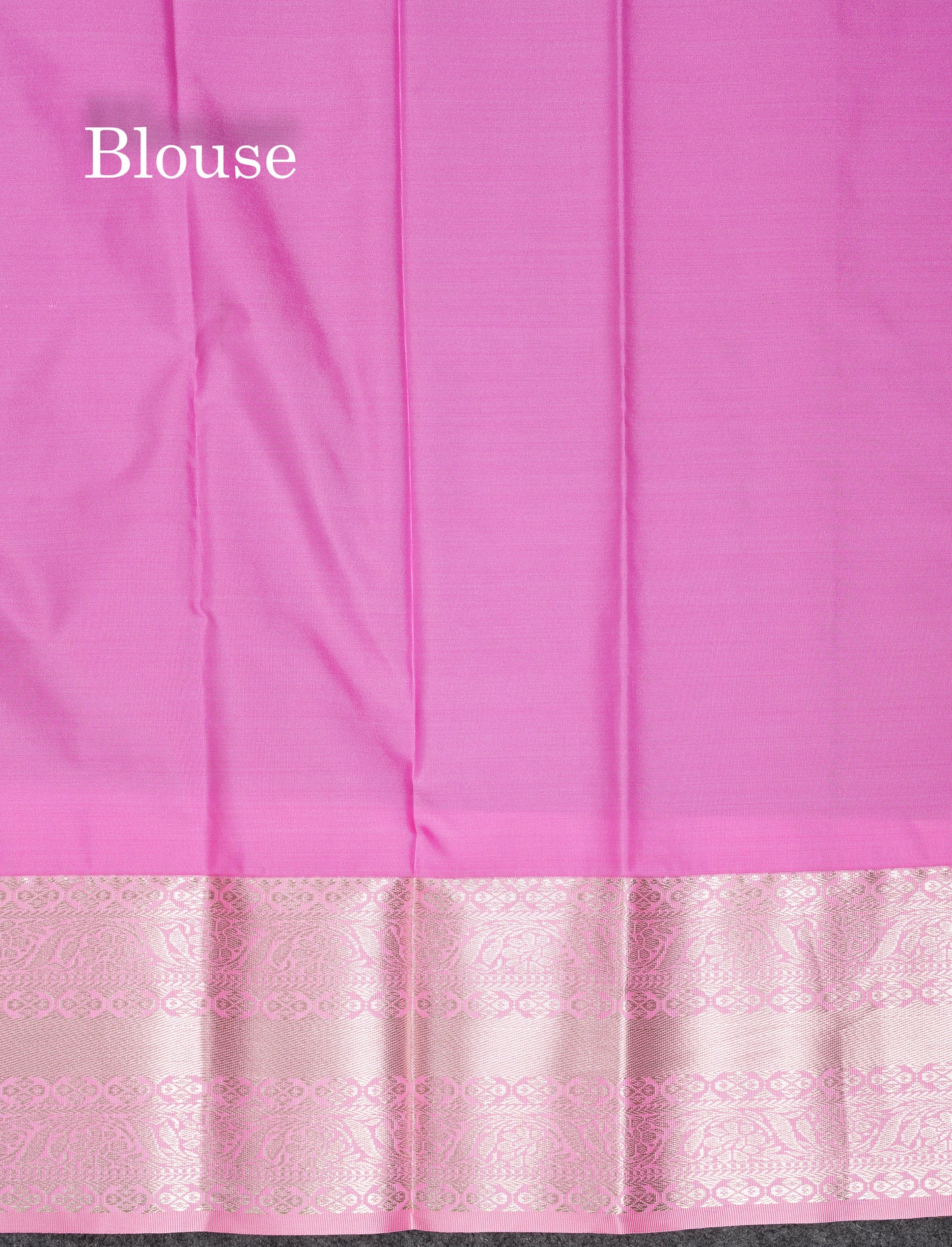 Beautiful Dual Tone Bottle Green Semi Silk Saree With Contrast Baby Pink Traditional Border