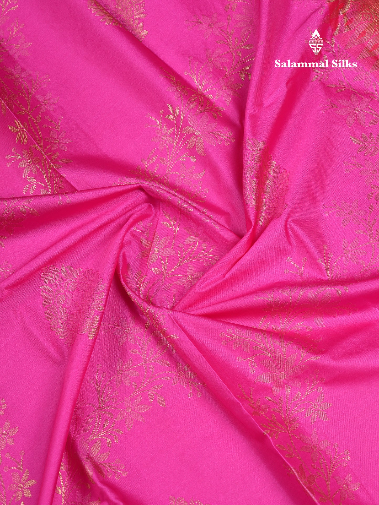 Beautiful Pink Semi Silk Saree With Contrast Maroon Traditional Border