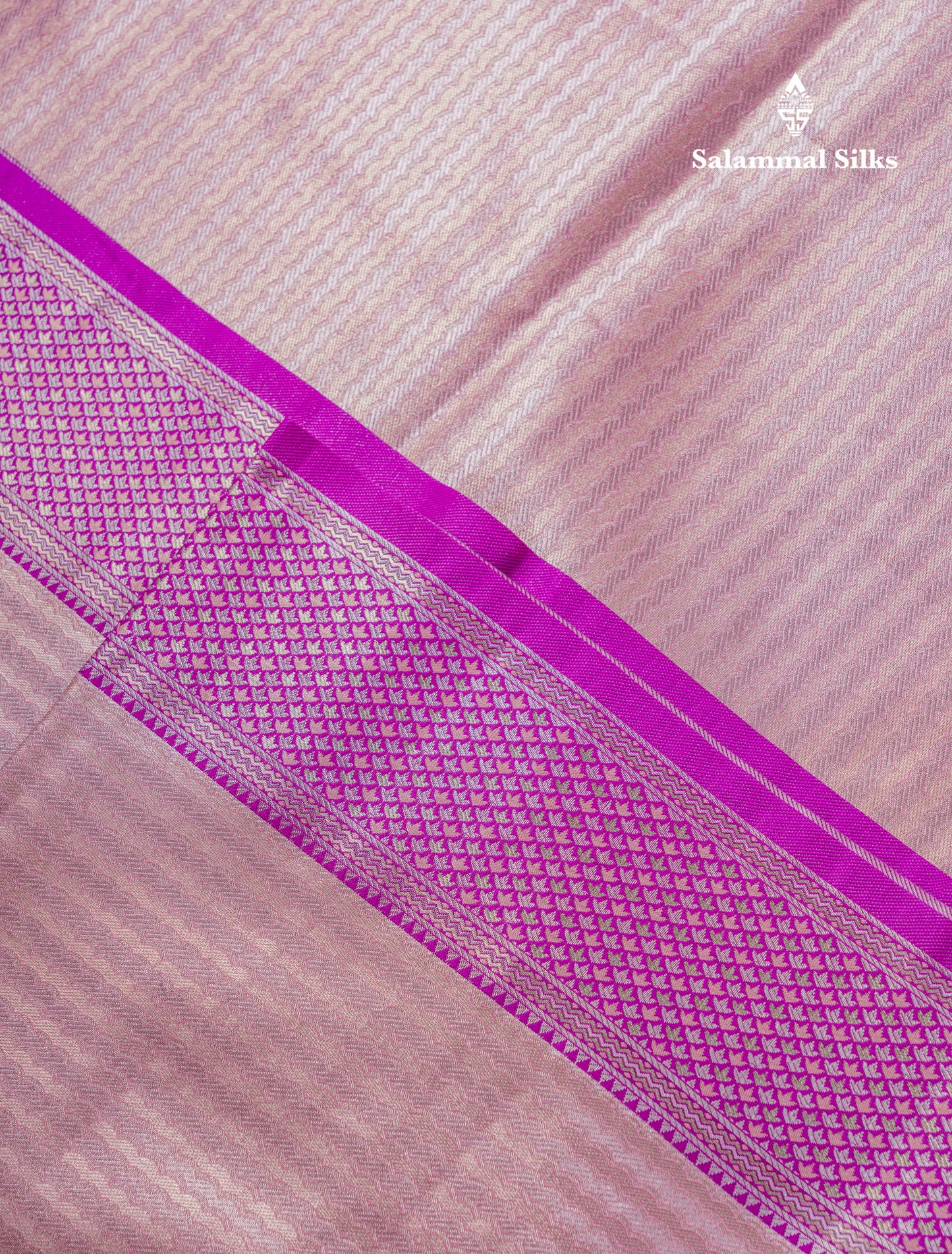 Beautiful Baby Pink Tissue Silk Mix Saree With Contrast Vadamalli Traditional Pallaku Evening Morning Border