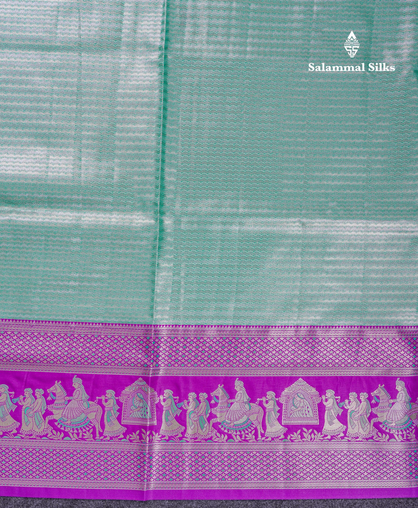 Beautiful Baby Pink Tissue Silk Mix Saree With Contrast Vadamalli Traditional Pallaku Evening Morning Border