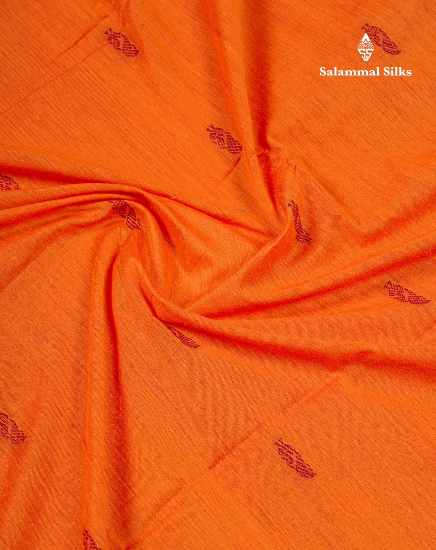 Beautiful Mango Yellow Kalyani Cotton Saree With Contrast Maroon Blouse