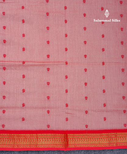 Beautiful Blue Kalyani Cotton Saree With Contrast Dark Maroon Blouse
