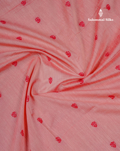 Beautiful Blue Kalyani Cotton Saree With Contrast Dark Maroon Blouse