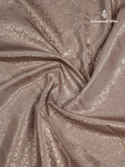 Beautiful Chocolate Bridal Pure Kanjivaram Silk Saree With Traditional Evening Morning Border