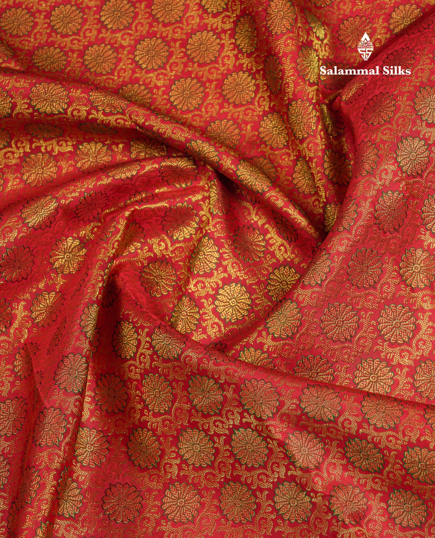 Beautiful Chilly Red Menakari Work Bridal Pure Kanjivaram Silk Saree With Traditional Border