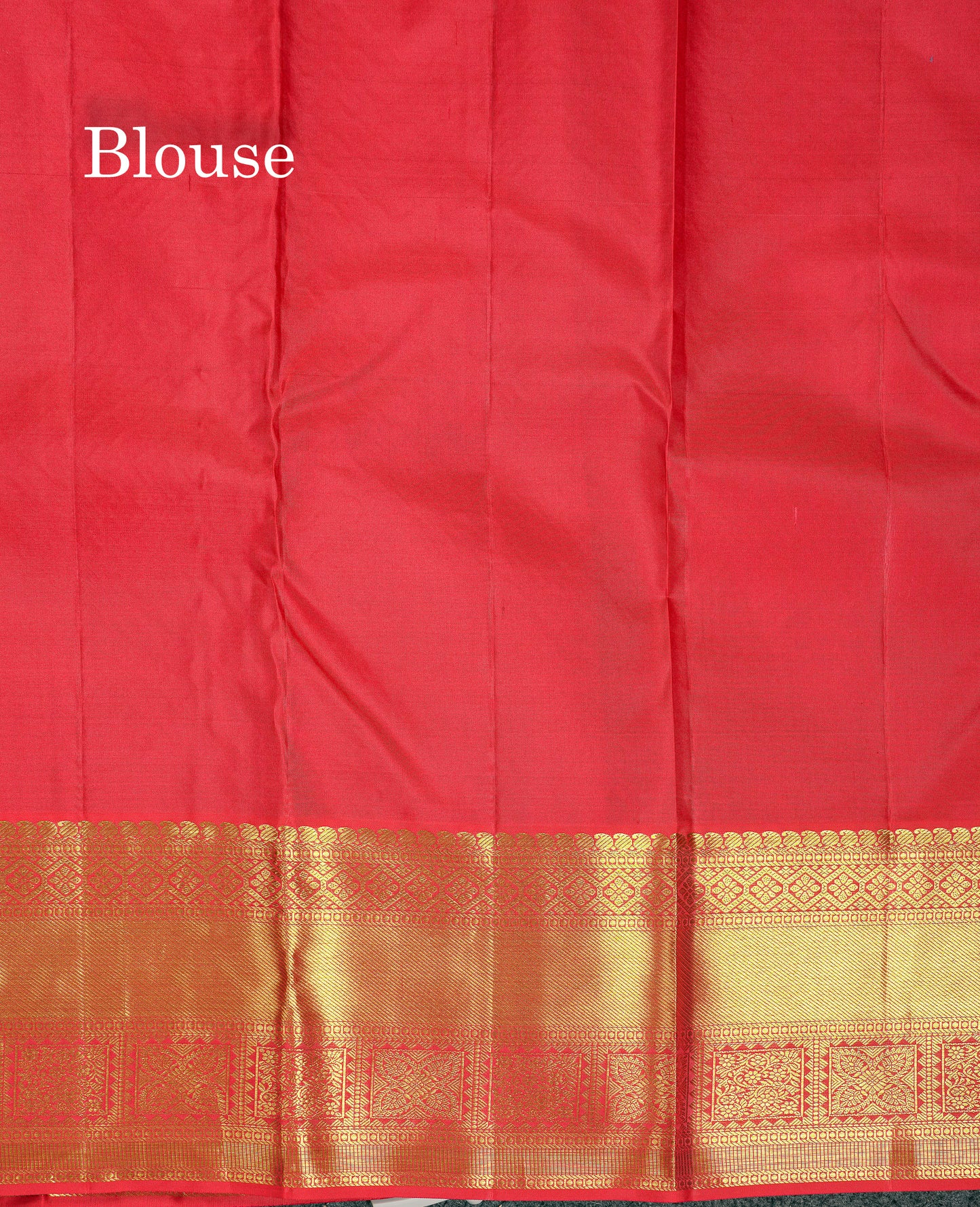 Beautiful Chilly Red Menakari Work Bridal Pure Kanjivaram Silk Saree With Traditional Border