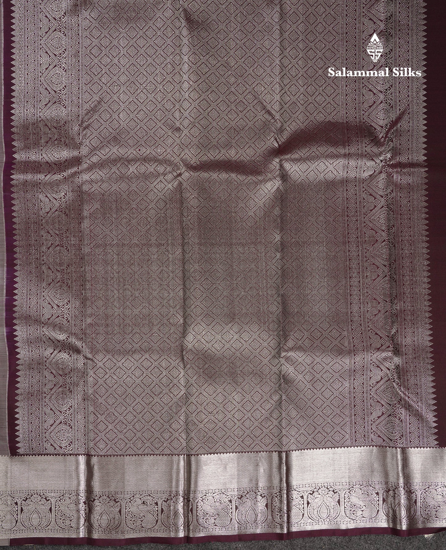 Beautiful Cream Green Fancy Bridal Pure Kanjivaram Silk Saree With Contrast Dark Brown Blouse