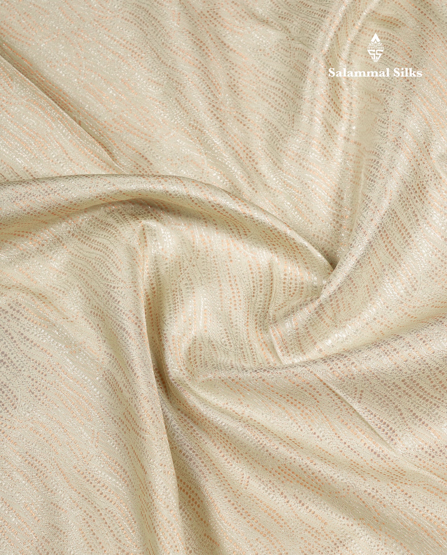 Beautiful Cream Green Fancy Bridal Pure Kanjivaram Silk Saree With Contrast Dark Brown Blouse