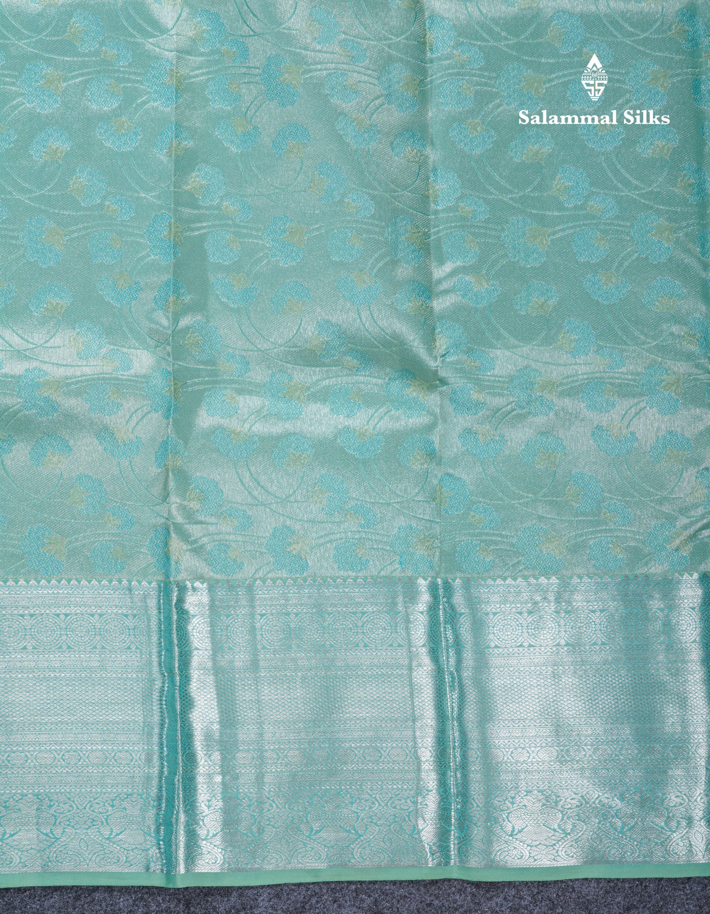 Light Rexona Bridal Pure Kanjivaram Silk Saree With Traditional Evening Morning Border