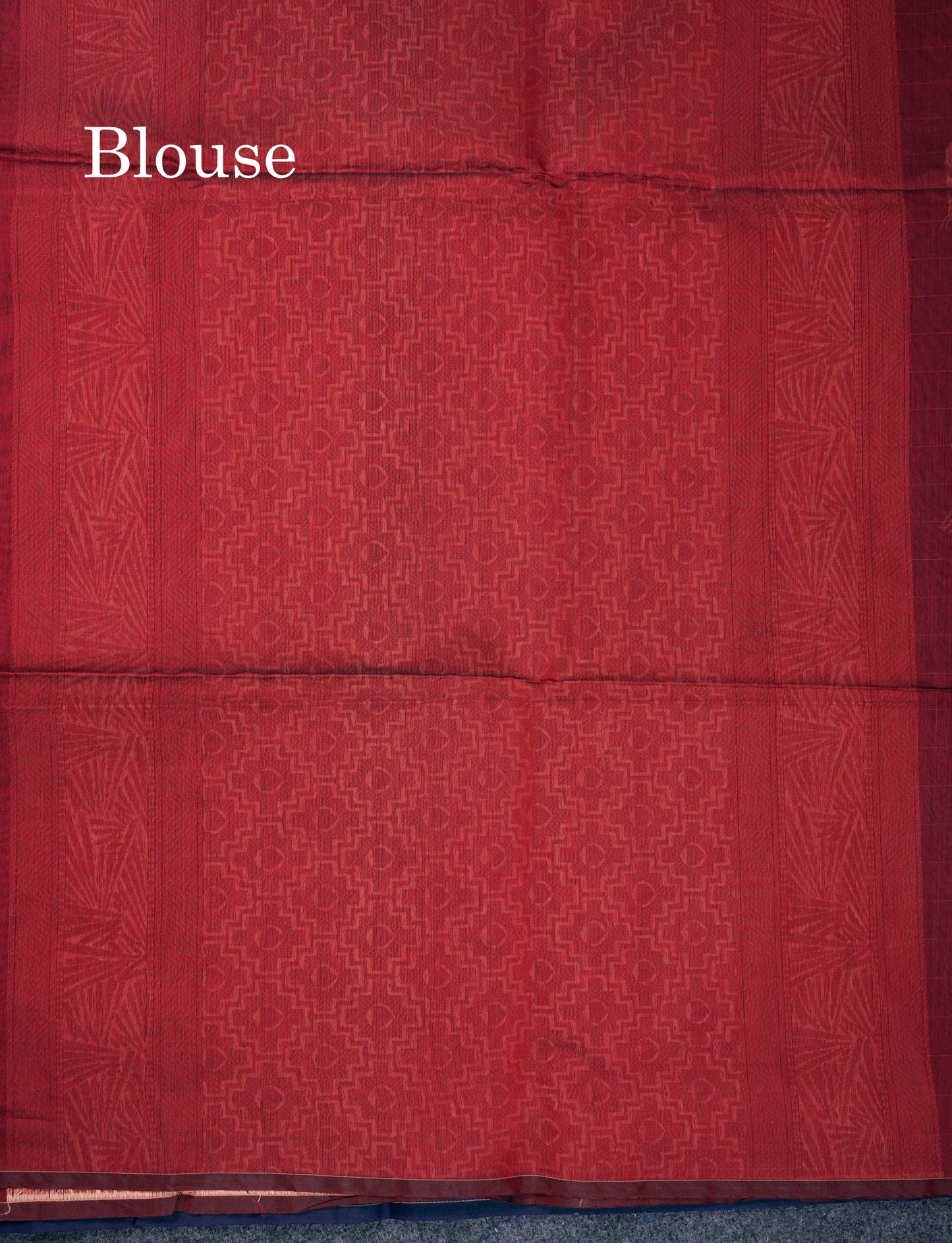 Beautiful Violet Fancy Kora Cotton Saree With Contrast Maroon Blouse