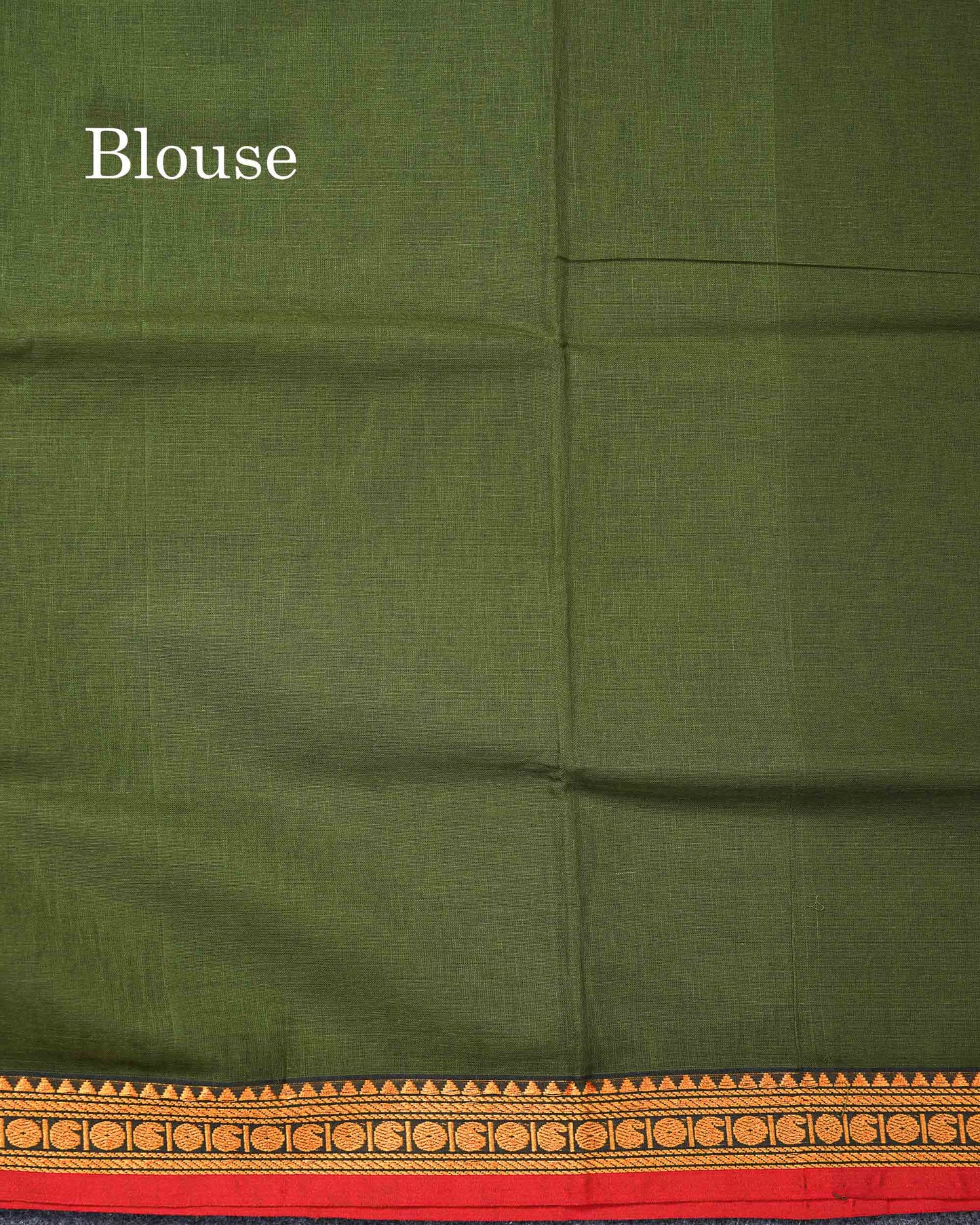 Beautiful Redish Maroon Plain Pure Cotton Saree With Contrast Dual Tone Bottle Green Thread Work Traditional Small Border