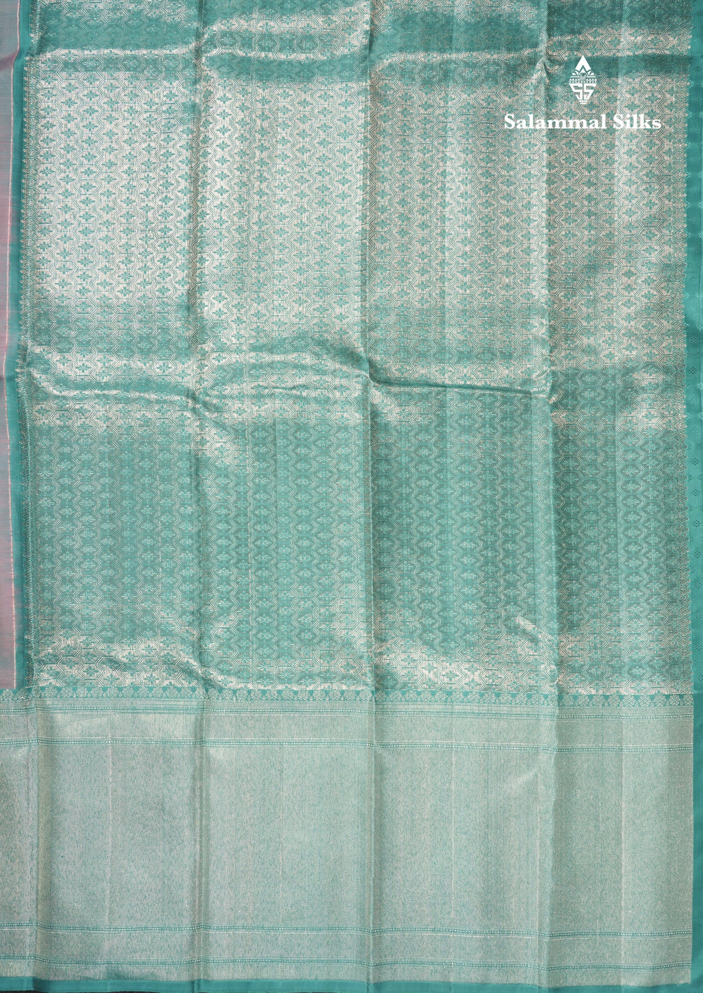 Light Lavender Bridal Pure Kanjivaram Silk Saree With Rexona Menakari Work Border