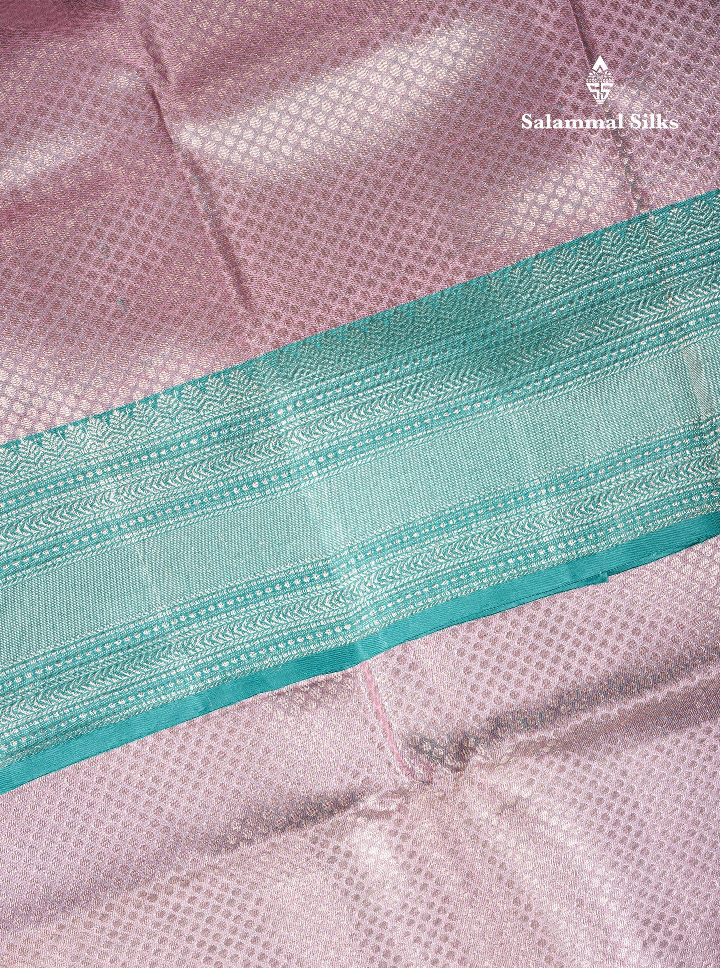 Light Lavender Bridal Pure Kanjivaram Silk Saree With Rexona Menakari Work Border