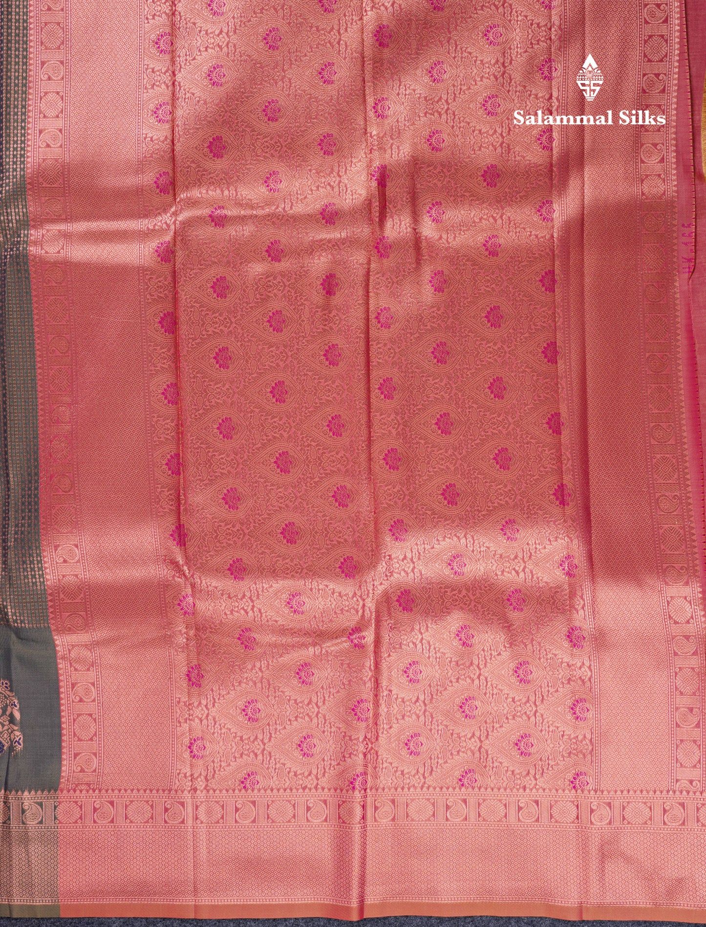 Beautiful Dual Tone Peacock Blue Semi Soft Silk Saree With Traditional Evening Morning Border