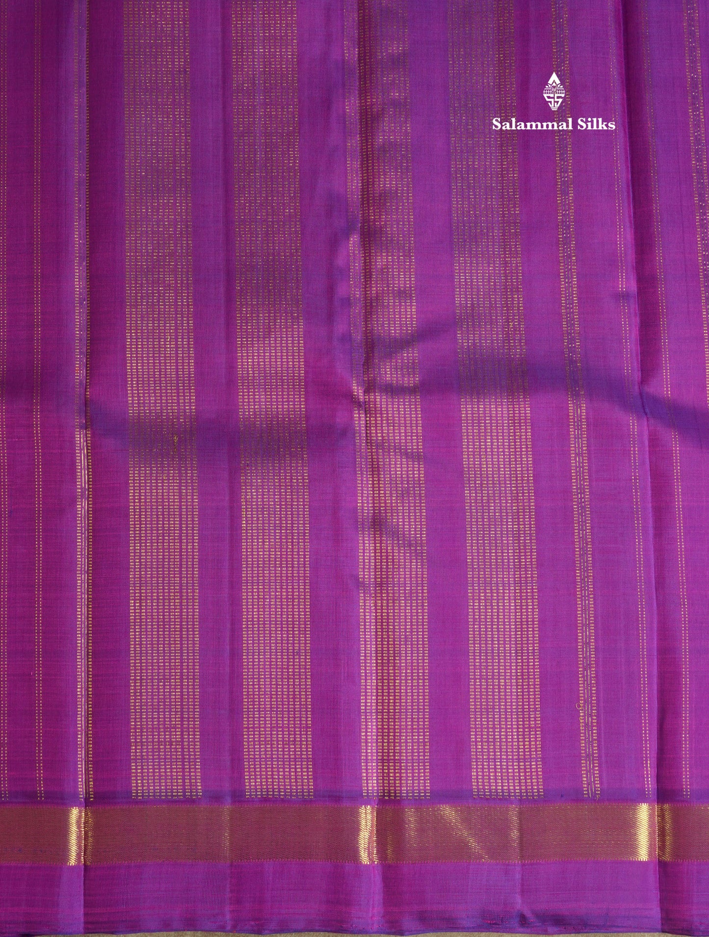 Pinkish Red Pure Kanjivaram Silk Saree with Contrast Small Vadamalli Border