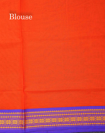 Beautiful Mango Yellow Plain Pure Cotton Saree With Contrast Dual Tone Green Traditional Border
