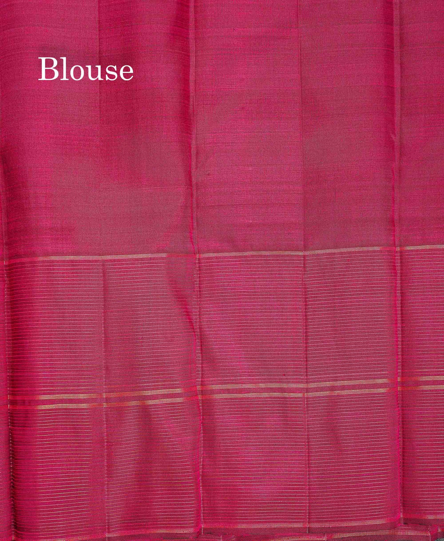 Pure Kanjivaram Silk Saree - Rose Pink Colour Body With Contrast Magenta Border