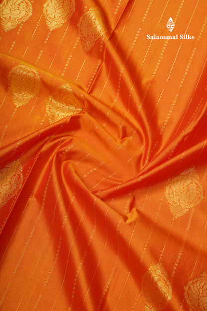 Mango Yellow Semi Silk Saree With Contrast Magenta Border