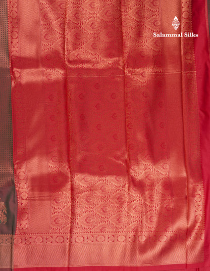 Beautiful Dual Tone Peacock Blue Semi Soft Silk Saree With Traditional Evening Morning Border