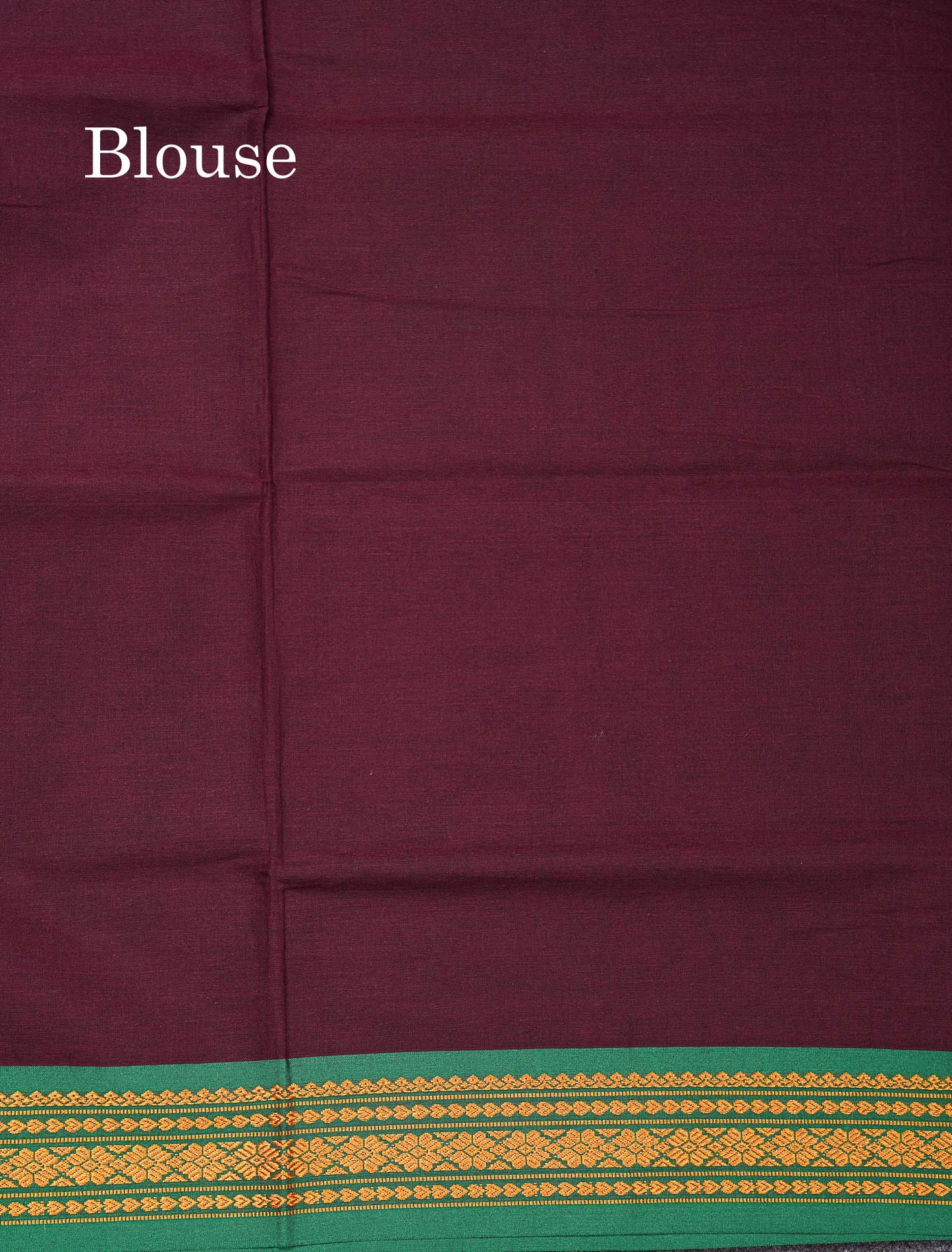 Beautiful Mango Yellow Plain Pure Cotton Saree With Contrast Dual Tone Green Traditional Border
