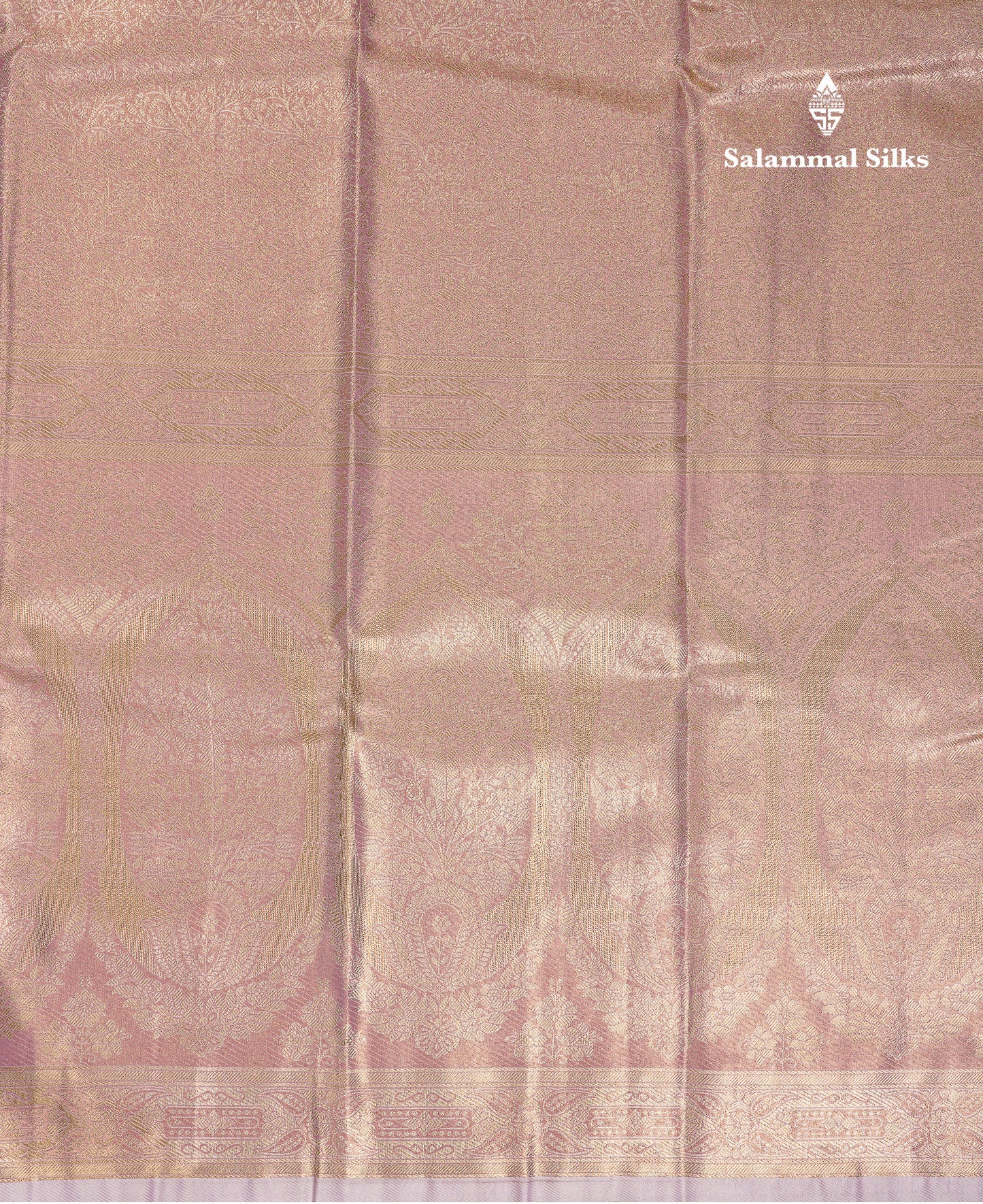 Beautiful Copper Tissue Silk Mix Saree With Contrast Violet Blouse