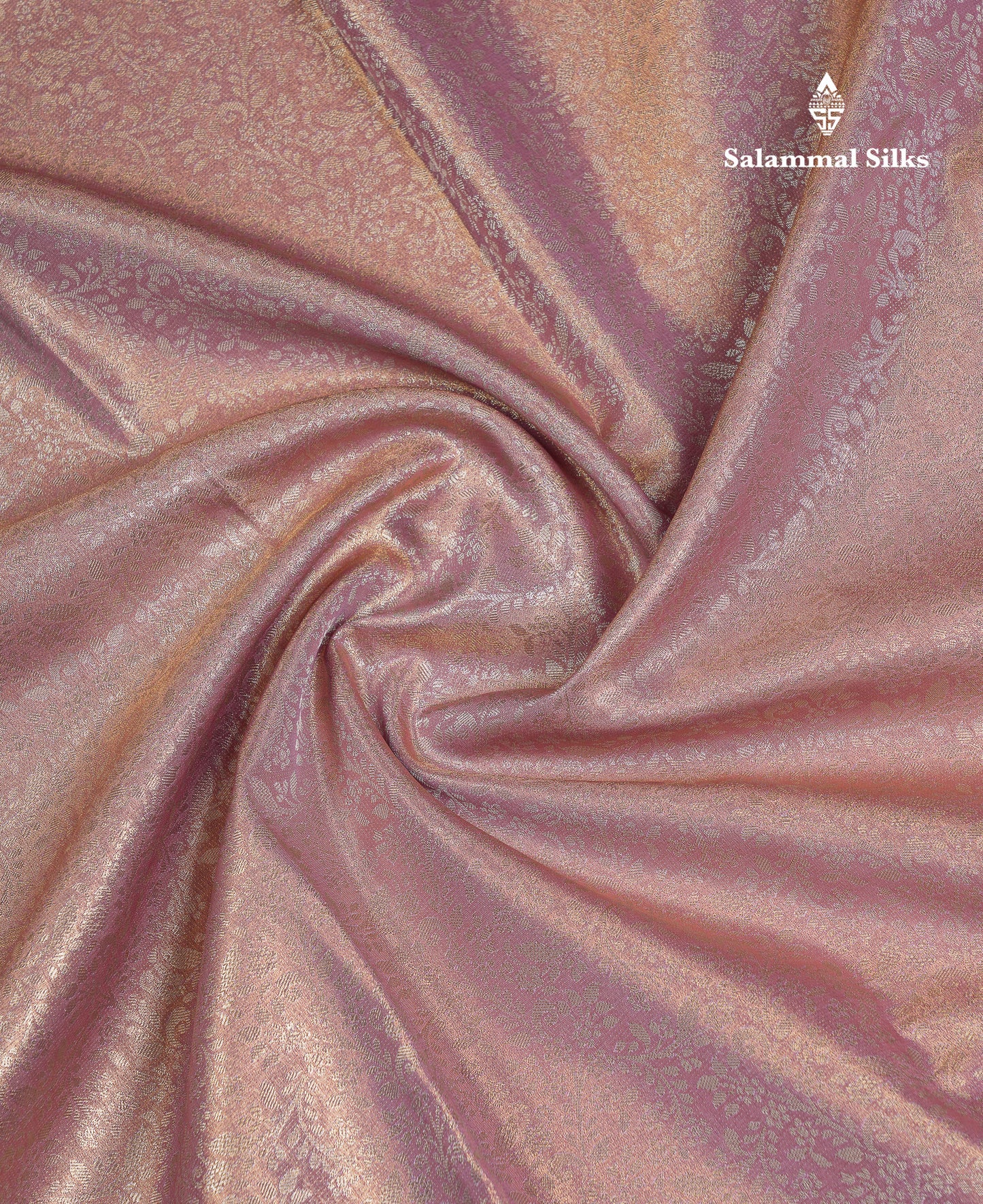 Beautiful Light Lavender Tissue Silk Mix Saree With Fancy Border