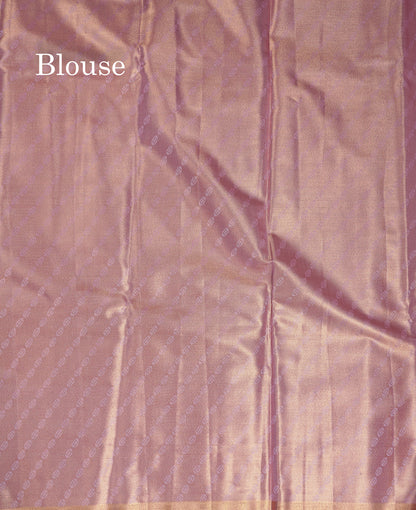 Beautiful Light Lavender Tissue Silk Mix Saree With Fancy Border