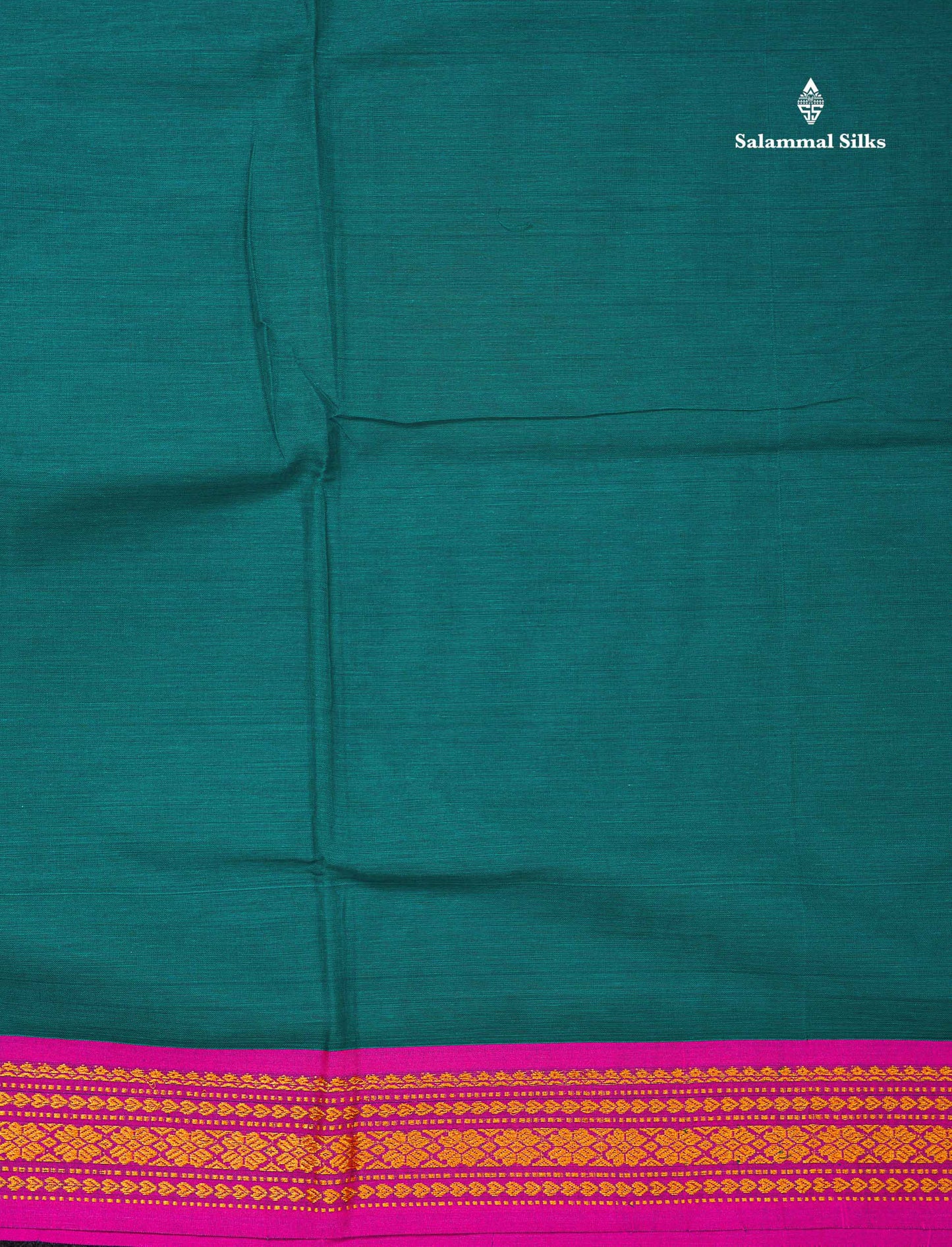 Beautiful Mango Yellow Plain Pure Cotton Saree With Contrast Dual Tone Green Traditional Border
