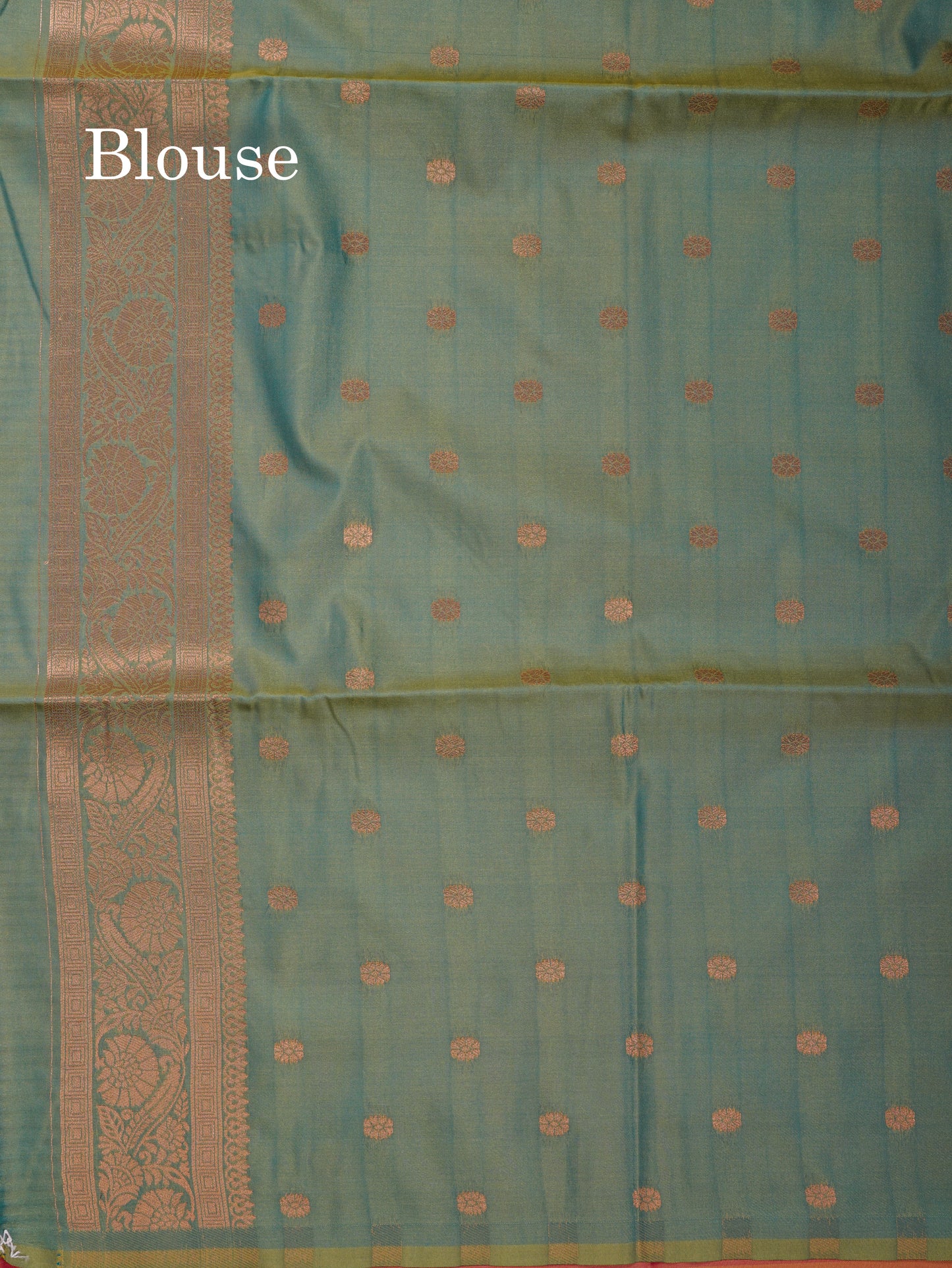Beautiful Peacock Blue Silver And Gold Zari Meena Work Buttas Semi Soft Silk Saree With Contrast Purple Blouse