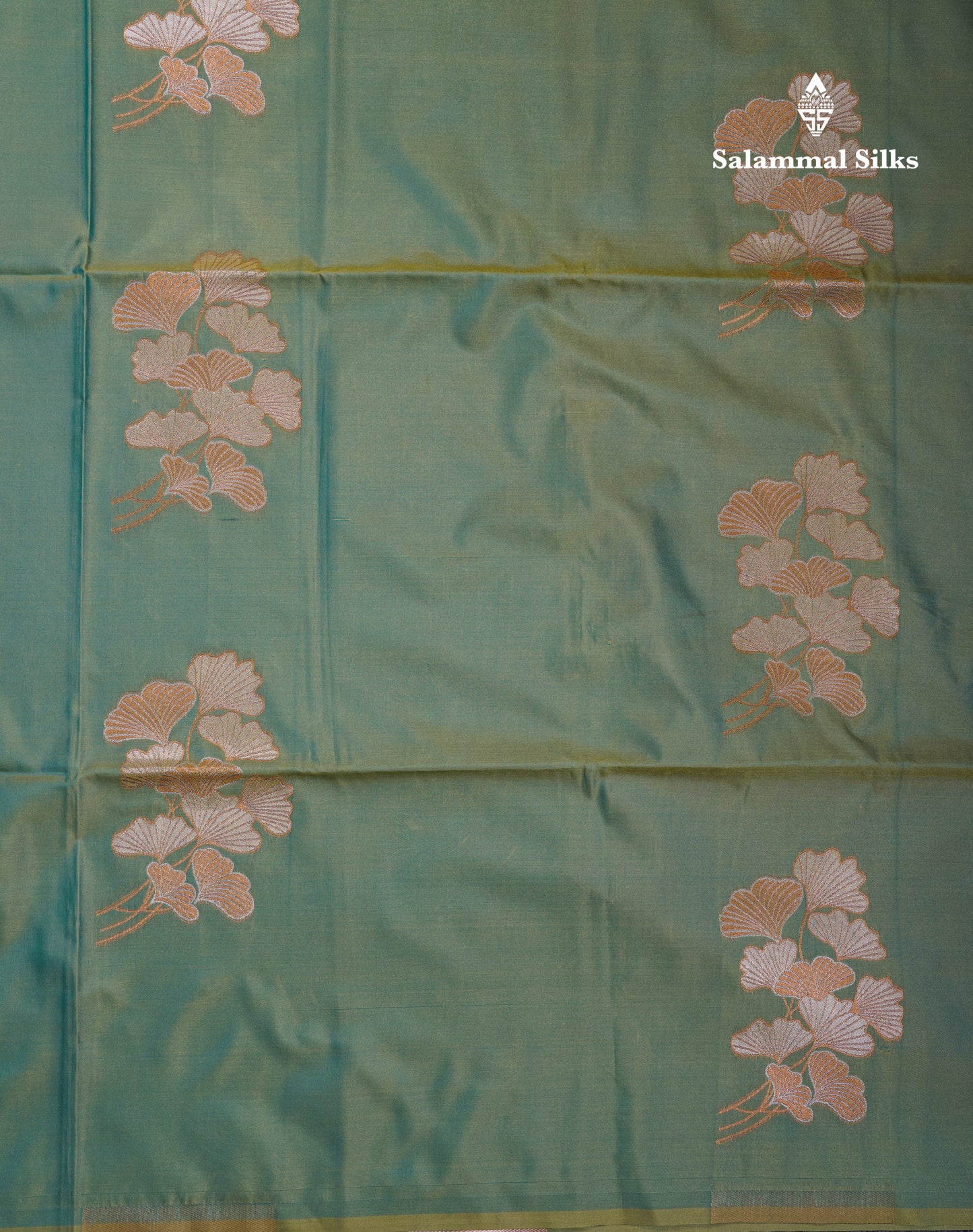 Beautiful Peacock Blue Silver And Gold Zari Meena Work Buttas Semi Soft Silk Saree With Contrast Purple Blouse