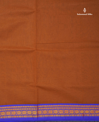 Beautiful Mango Yellow Plain Pure Cotton Saree With Contrast Dual Tone Green Traditional Border