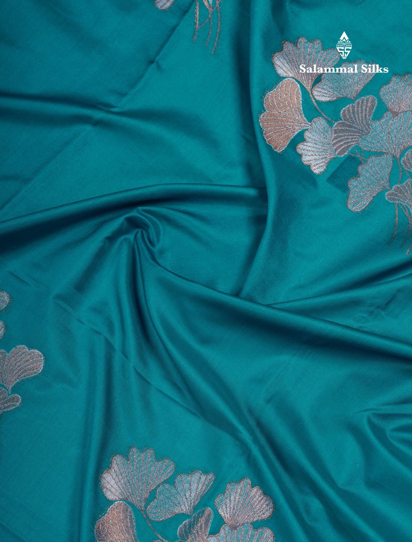 Beautiful Peacock Blue Silver And Gold Zari Meena Work Buttas Semi Soft Silk Saree With Contrast Purple Blouse