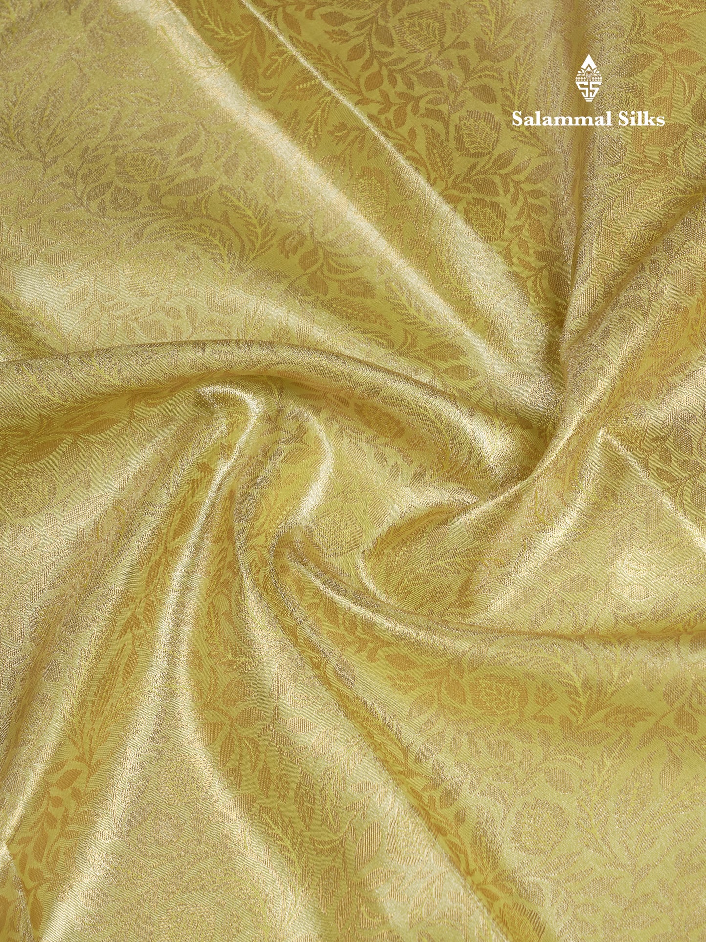 Beautiful Lemon Yellow Tissue Semi Silk Saree With Contrast Pink Fancy Border