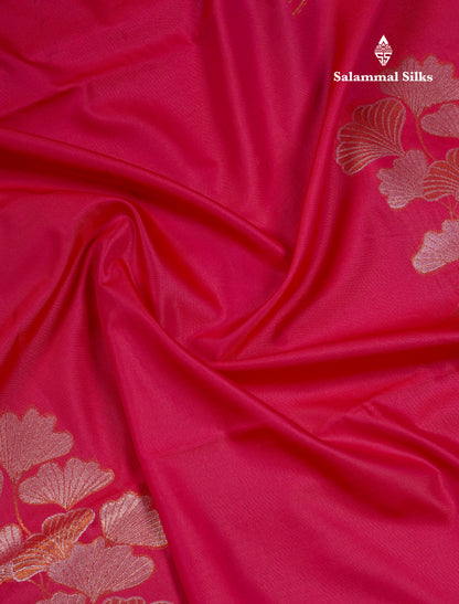 Beautiful Peacock Blue Silver And Gold Zari Meena Work Buttas Semi Soft Silk Saree With Contrast Purple Blouse